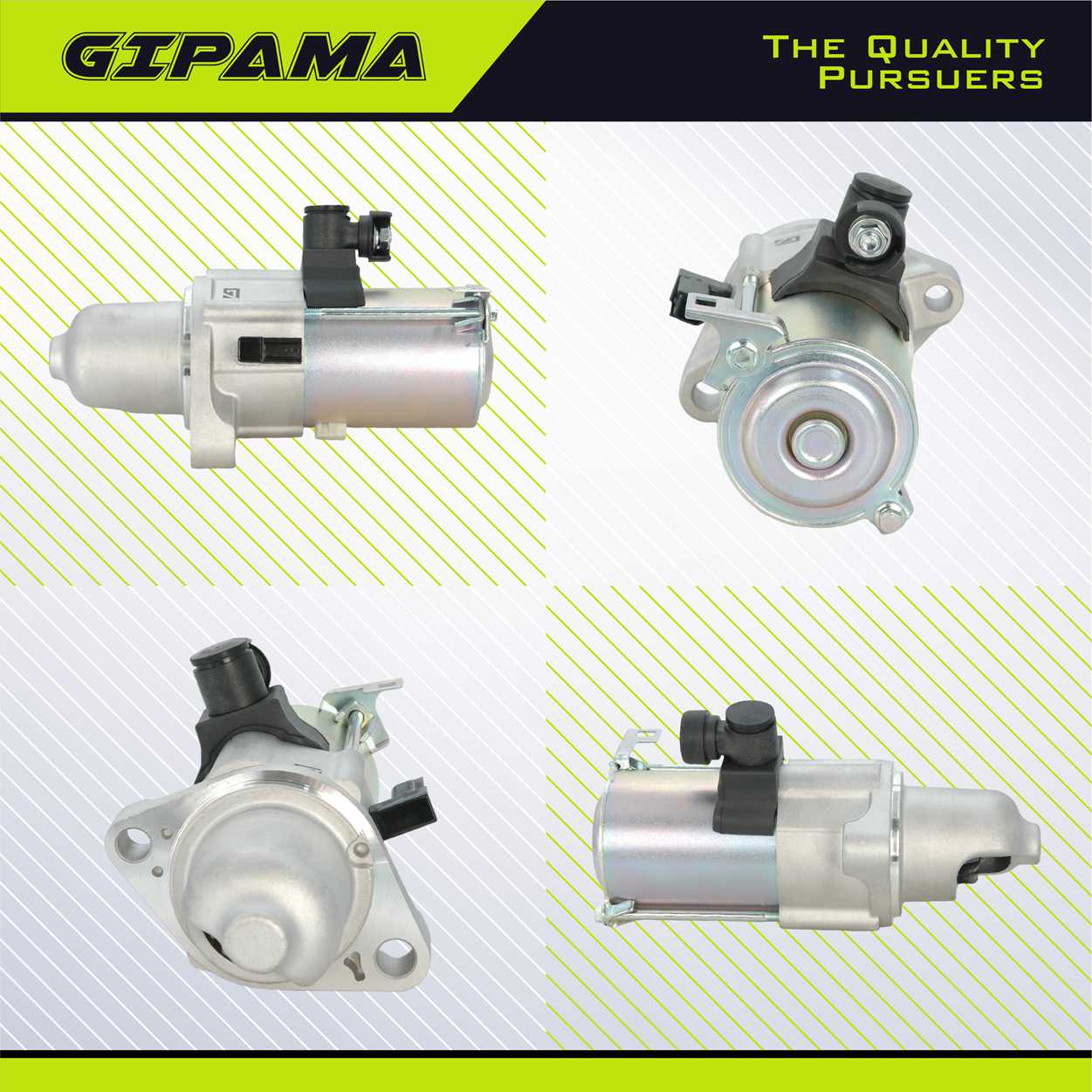 GIPAMA Starter for Honda Civic 2017 2018 2019 2020 2021, for Honda Accord 2018 2019 2020,L4 2.0L, 31200-RPY-G02, SM750-10(SM75010)