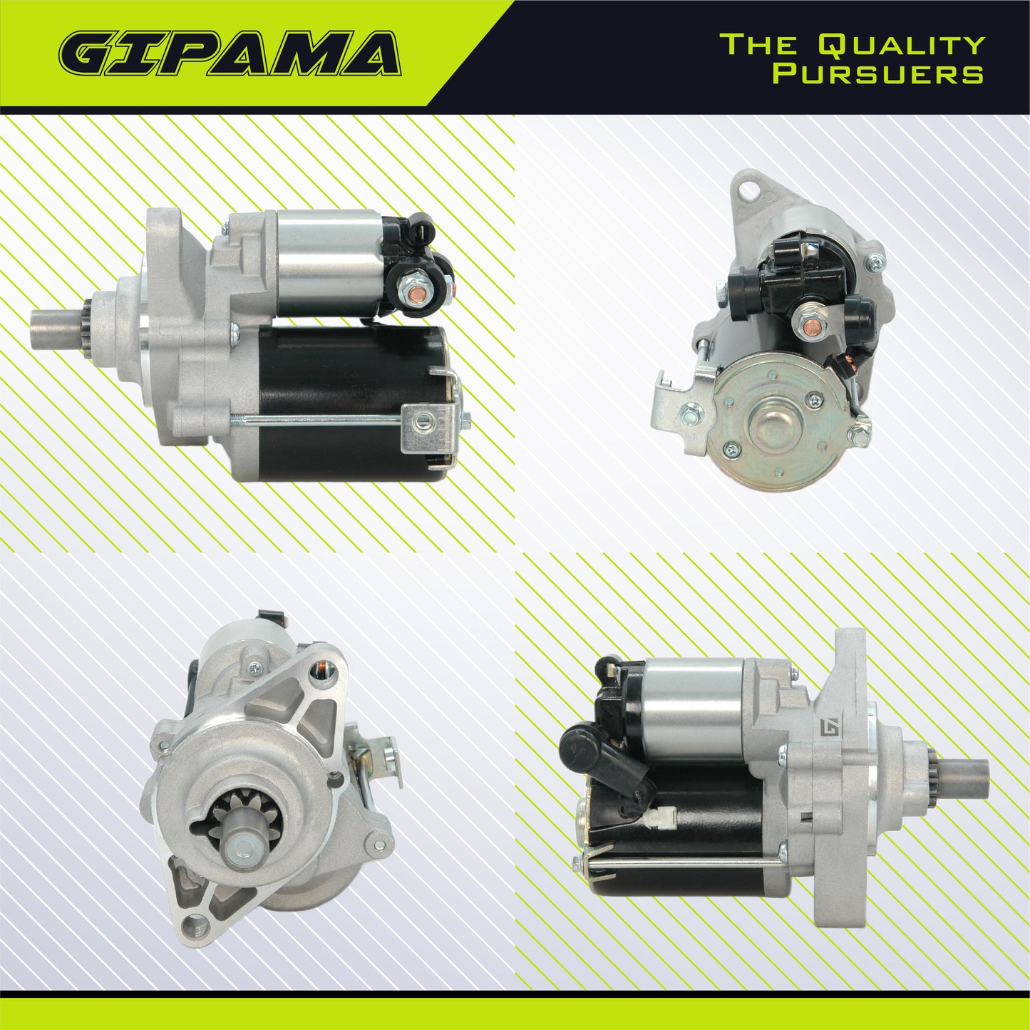 GIPAMA Starter for Honda Civic Acura EL 1998 1999 2000 2001 2002 2003 2004 2005 L4 1.6L 1.7L, 31200-P2E-A51, 31200-PLM-A51, 410-54115(17741N)