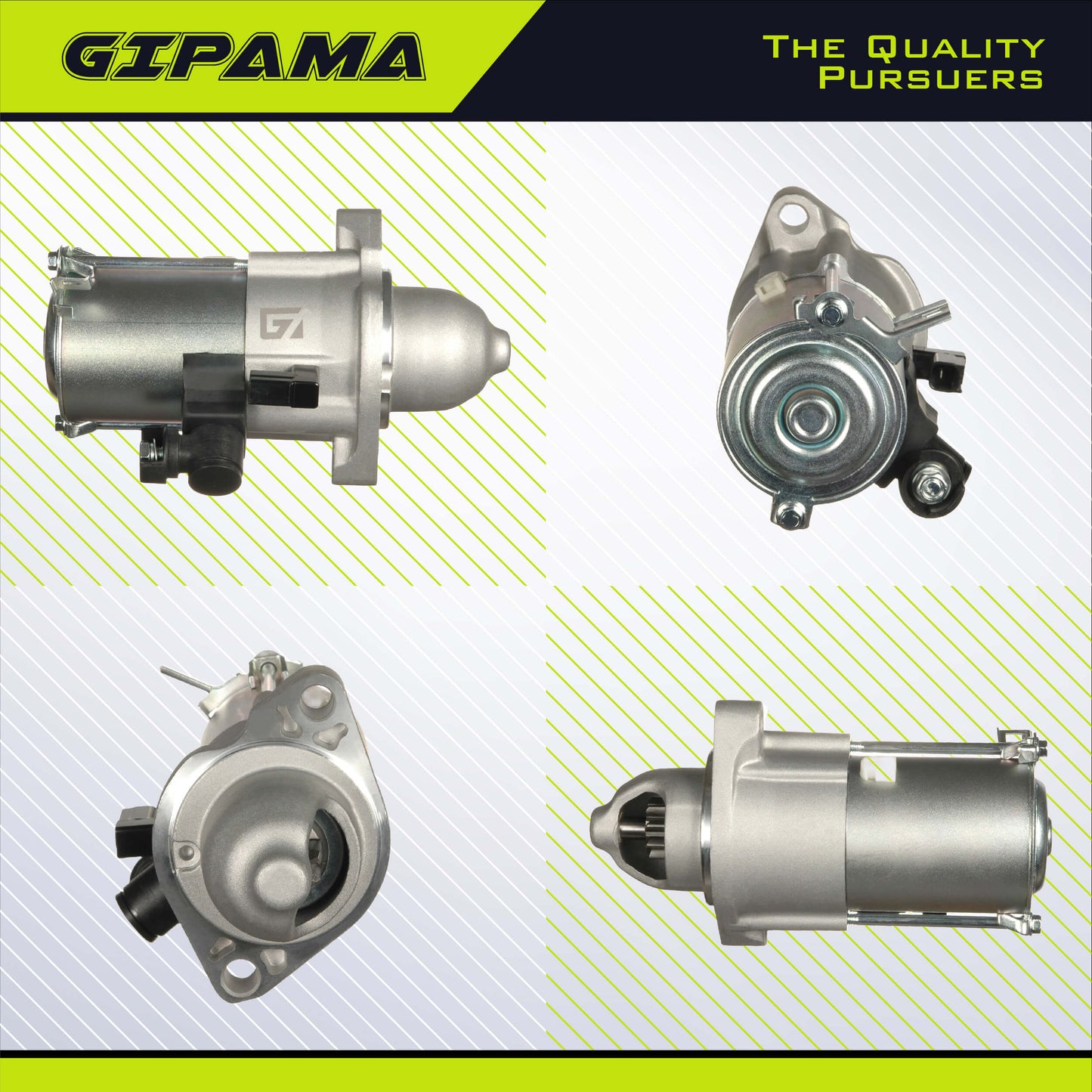 GIPAMA 10914N Starter for Honda Accord L4 2.4L 2013 2014 2015 2016 2017, CR-V L4 2.4L 2015 2016 Starter Motor 10914N