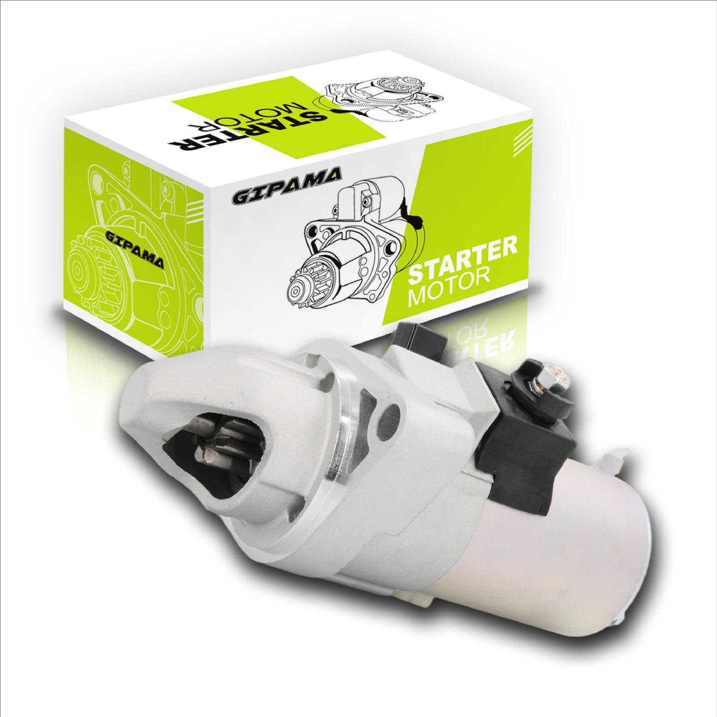 GIPAMA Starter for Honda CR-V L4 Engine 2.4L 2002 2003 2004 2005 2006,Starter Motor (17844N)