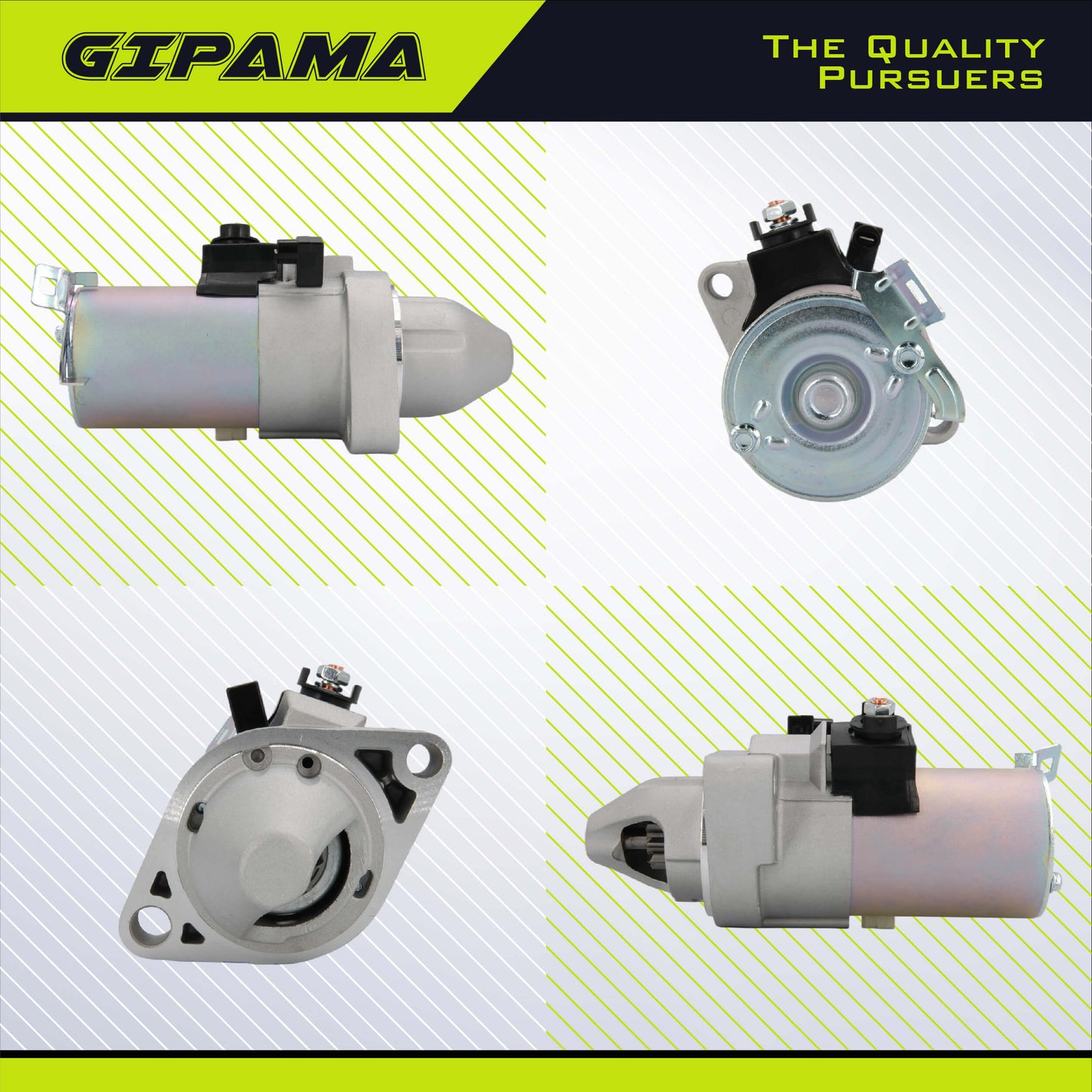 GIPAMA 17870N New Starter Compatible with 2003-2005 Honda Accord, 2003-2006 Honda Element, 2004-2005 Acura TSX, 2.4L L4 Engine, 17870N