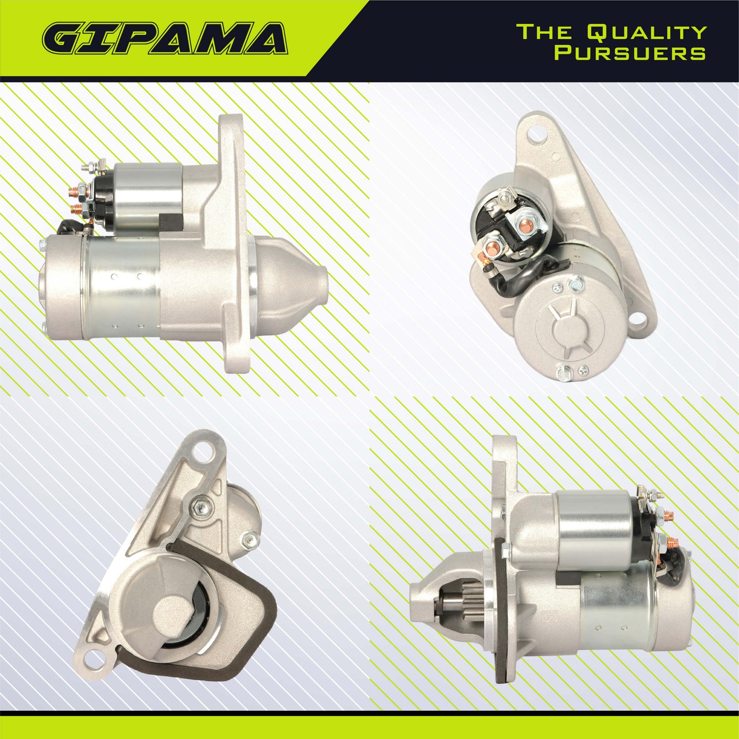 GIPAMA Starter for Chevrolet City Express 2015-2018, Nissan Cube 2009-2014, Juke 2011-2017, NV200 2013-2018, Sentra 2007-2019, Versa 2007-2012,1.6L 1.8L 2.0L, (17982N)