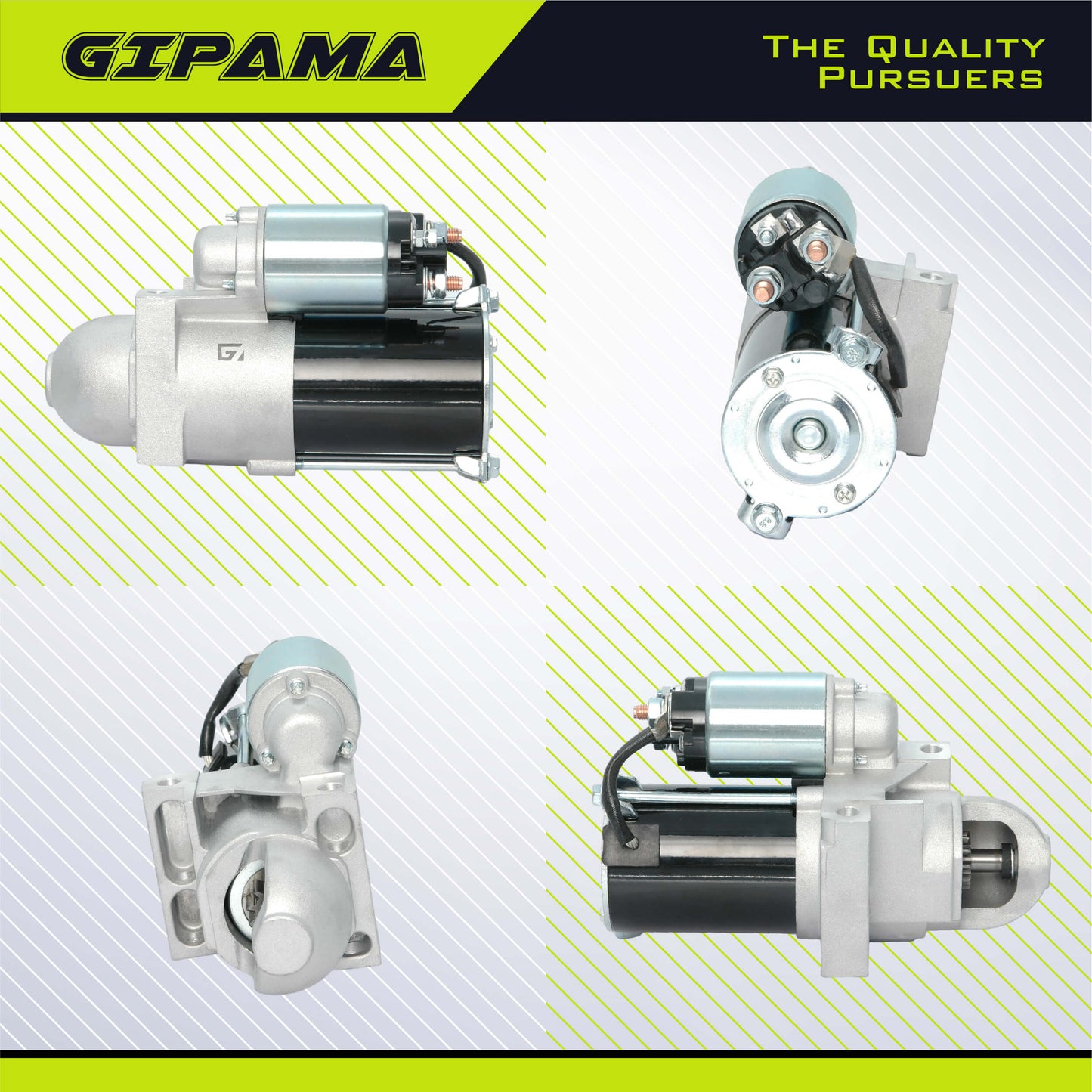 GIPAMA 6485 Starter for V6 4.3L 1999-2004 Chevrolet Astro Van Blazer Express Vans S10 Silverado 1500, GMC Jimmy Safari Savana 2500 Sierra Sonoma. SDR0086(6485N)