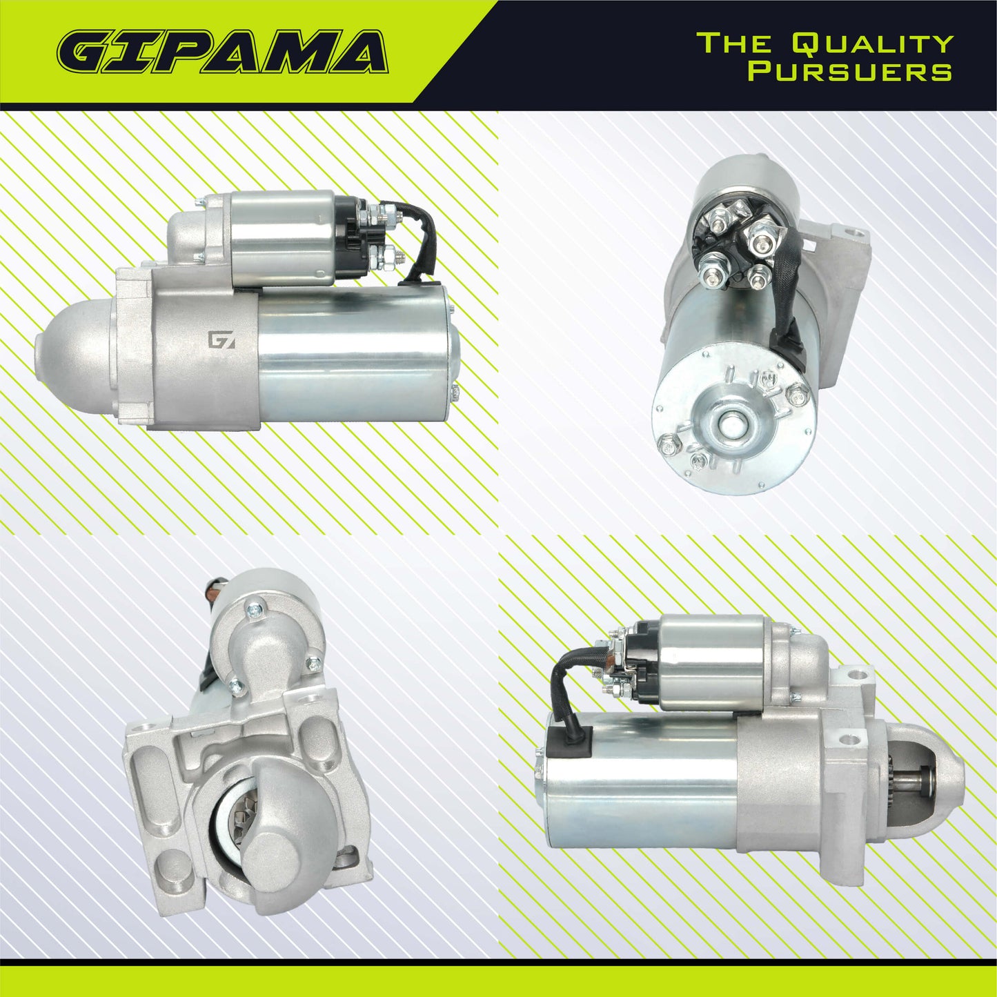 GIPAMA 6492 Starter for V8 6.0L 1999-2005 Silverado 1500 HD 2500 3500, 02-05 Escalade, 03-05 Express 2500 3500, 00-05 Sierra 1500 HD 2500 3500, 01-05 Yukon Savana.(6492N)