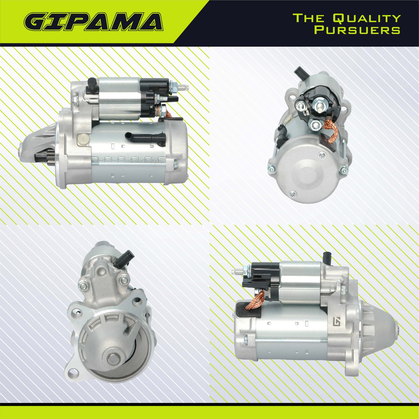 GIPAMA 19247 Starter for V8 V10 Ford F150/F250/F350/F450/F550/F59/F53, Expedition,E150/E250/E350/E450, Lincoln Navigator. OE#: 410-52472 Snd0795(19247N)…