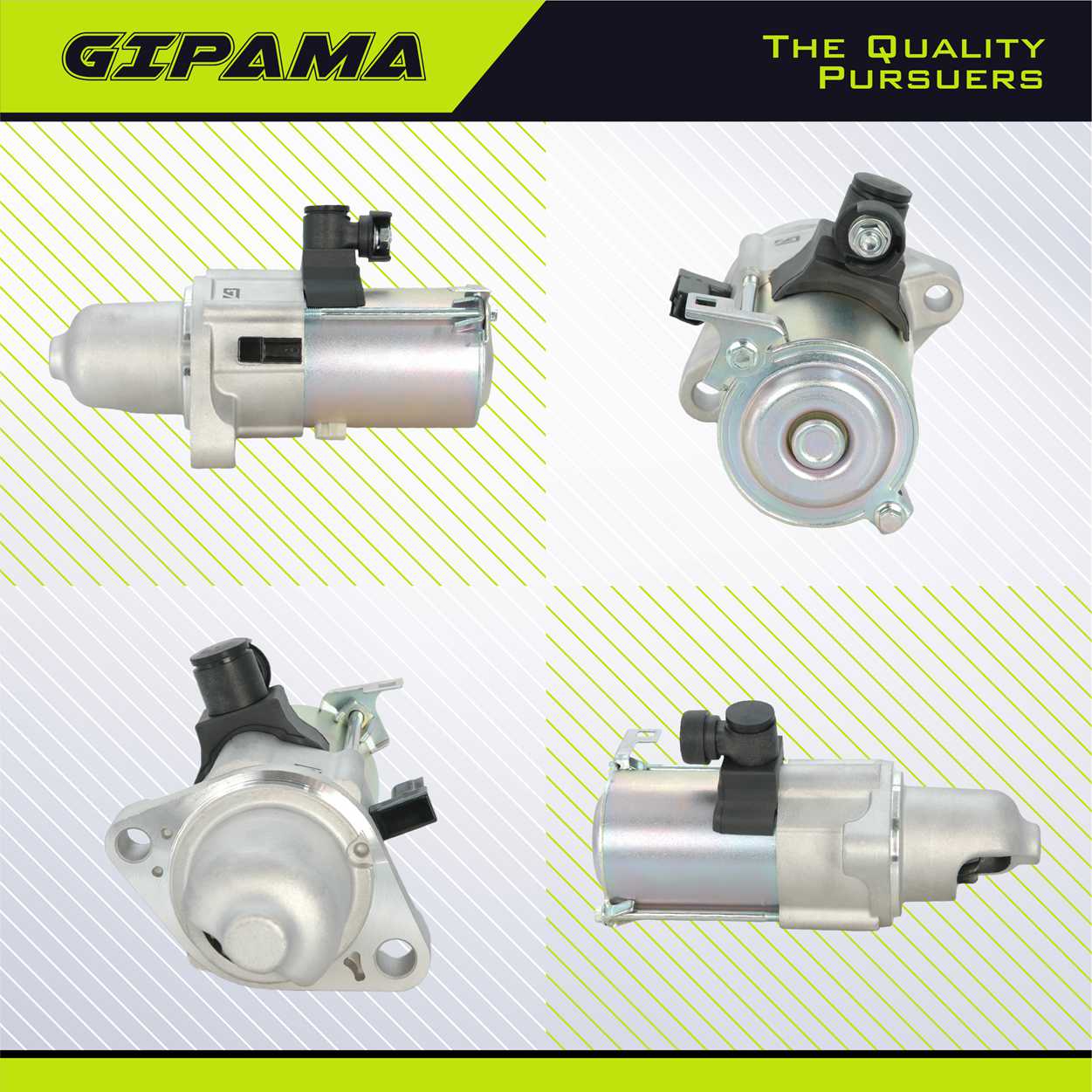 GIPAMA SM75010 Starter for Honda Civic 2017 2018 2019 2020 2021, for Honda Accord 2018 2019 2020,L4 2.0L, 31200-RPY-G02, SM750-10 Starter