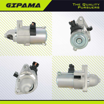 GIPAMA Starter for Honda Fit 2015 2016 2017 2018 2019 2020, L4 1.5L, 31200-5R7-A01 31200-5R7-A02 SM-74015,(30639N)