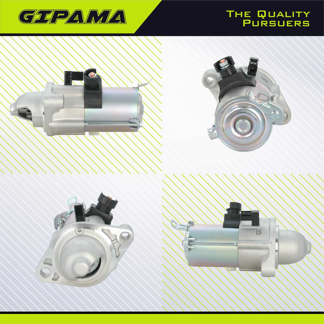 GIPAMA 19280 Starter for Acura ILX 2013 2014 2015, Honda Civic 2012 2013 2014 2015,Honda CR-V 2012 2013 2014, Honda Crosstour 2012 2013 2014 2015, L4 2.4L,19280N Starter