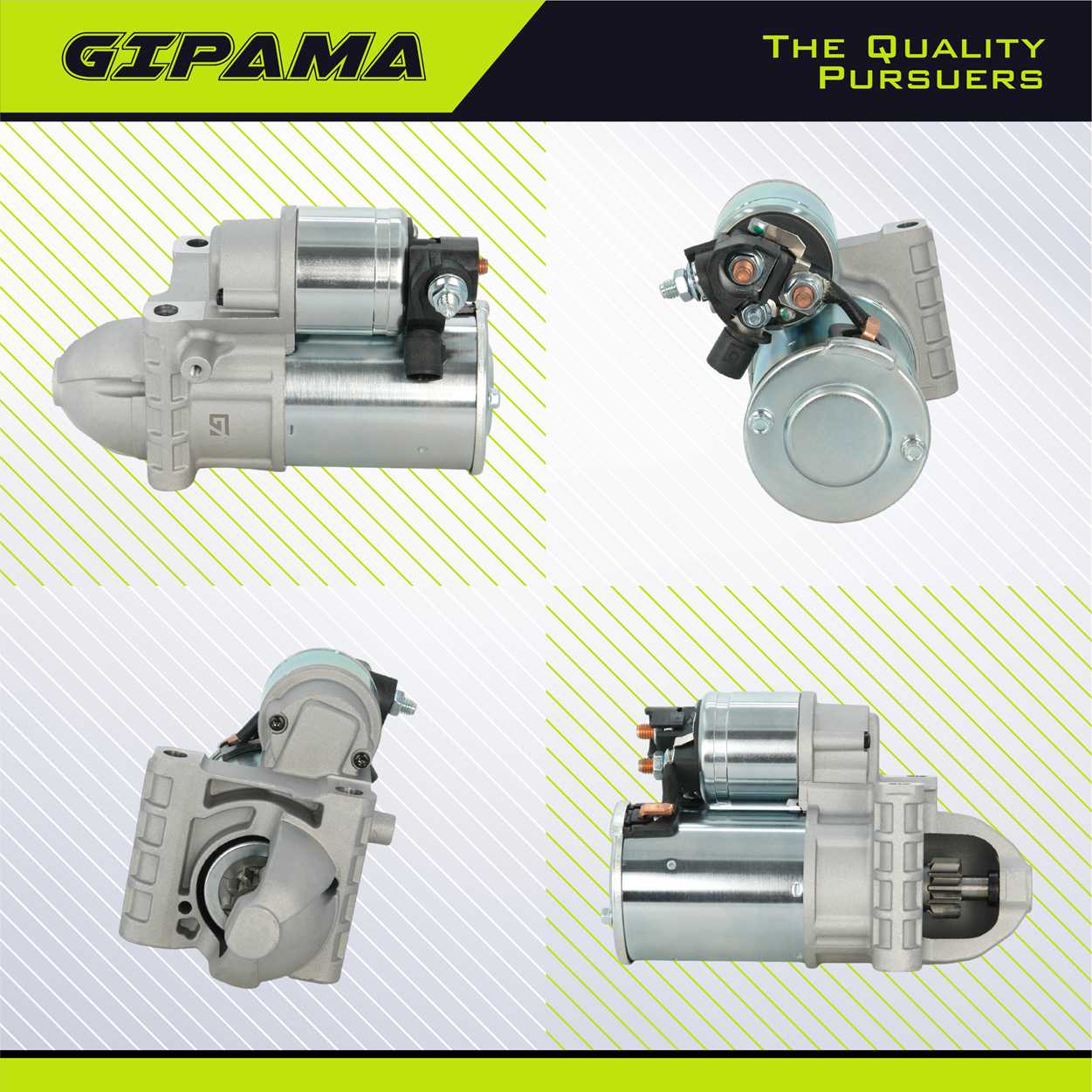 GIPAMA 10911 Starter for Chevrolet Silverado 1500/Suburban/Tahoe,CMC Sierra 1500/Sierra 1500 LIMITED/Yukon/YUKON XL 2014-2020, V8 5.3L, FS18N1 12695760,10911N Starter