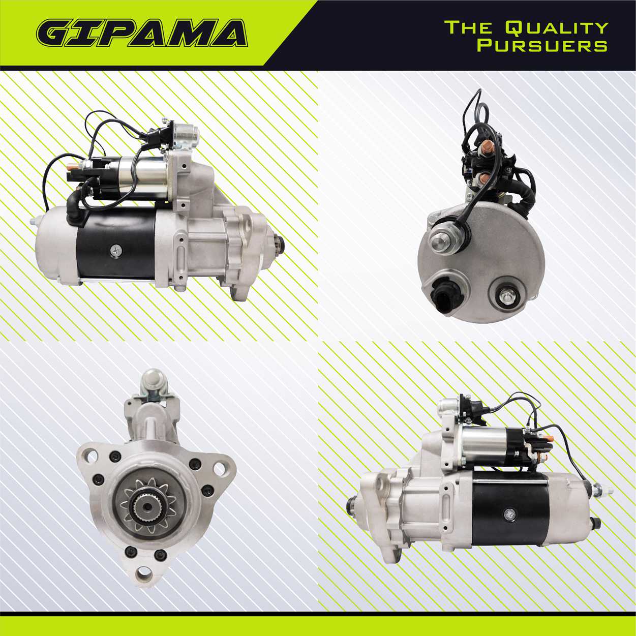 GIPAMA Starter 34010N 8201004 for Delco 39MT Heavy Duty Starter for Freightliner/Western Starter/Pierce/Van HOOL Starter