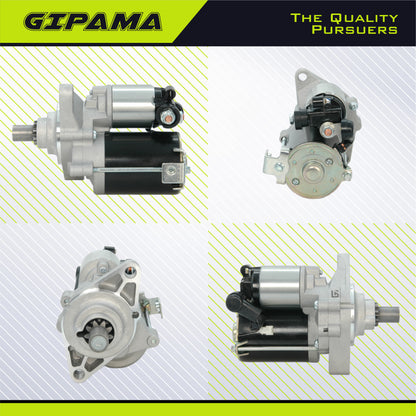 GIPAMA Starter for Honda Civic Acura EL 1998 1999 2000 2001 2002 2003 2004 2005 L4 1.6L 1.7L, 31200-P2E-A51, 31200-PLM-A51, 410-54115(17741N)
