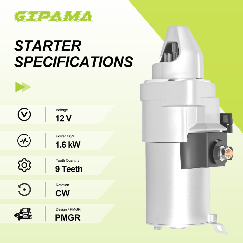Gipama Starter for 2003-2005 Honda Accord, 2003-2006 Honda Element, 2004-2005 Acura TSX, 2.4L L4 Engine ( 17870N )