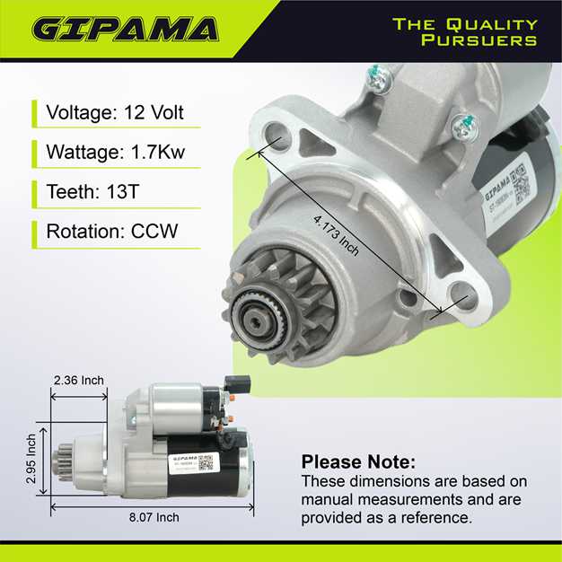 GIPAMA Starter for Nissan Quest,Pathfinder,Murano,Maxima,for Infiniti Altima,Qx60,Jx35. V6 3.5L(19063N)