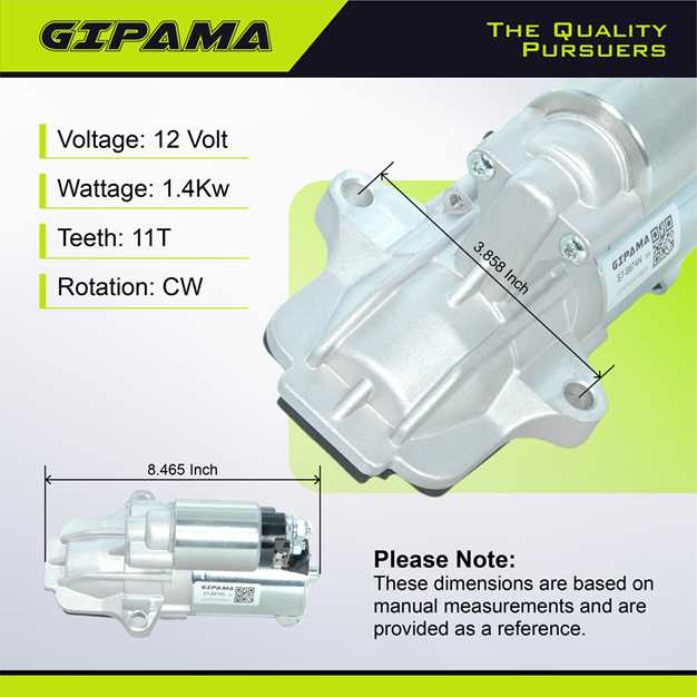 GIPAMA Starter for 2003-2013 Ford Focus,Fusion,Taurus,EcoSport,Edge,Escape,Explorer,Transit Connect; Tribute;Mercury Milan,Mariner,L4(6674N)