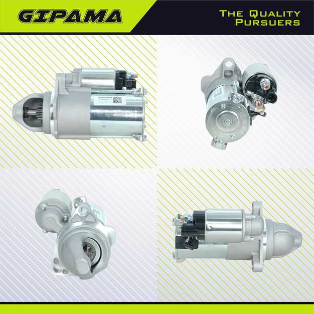 GIPAMA Starter for 2007-2019 Buick Allure,Lacrosse,Regal,Verano;Chevy Cobalt,HHR,Impala,Malibu,Captiva Sport,Equinox;Polaris Slingshot;Pontiac G5,G6,Solstice;Saab 9-3,9-3X;Saturn Aura,Sky,Vue(6947N)