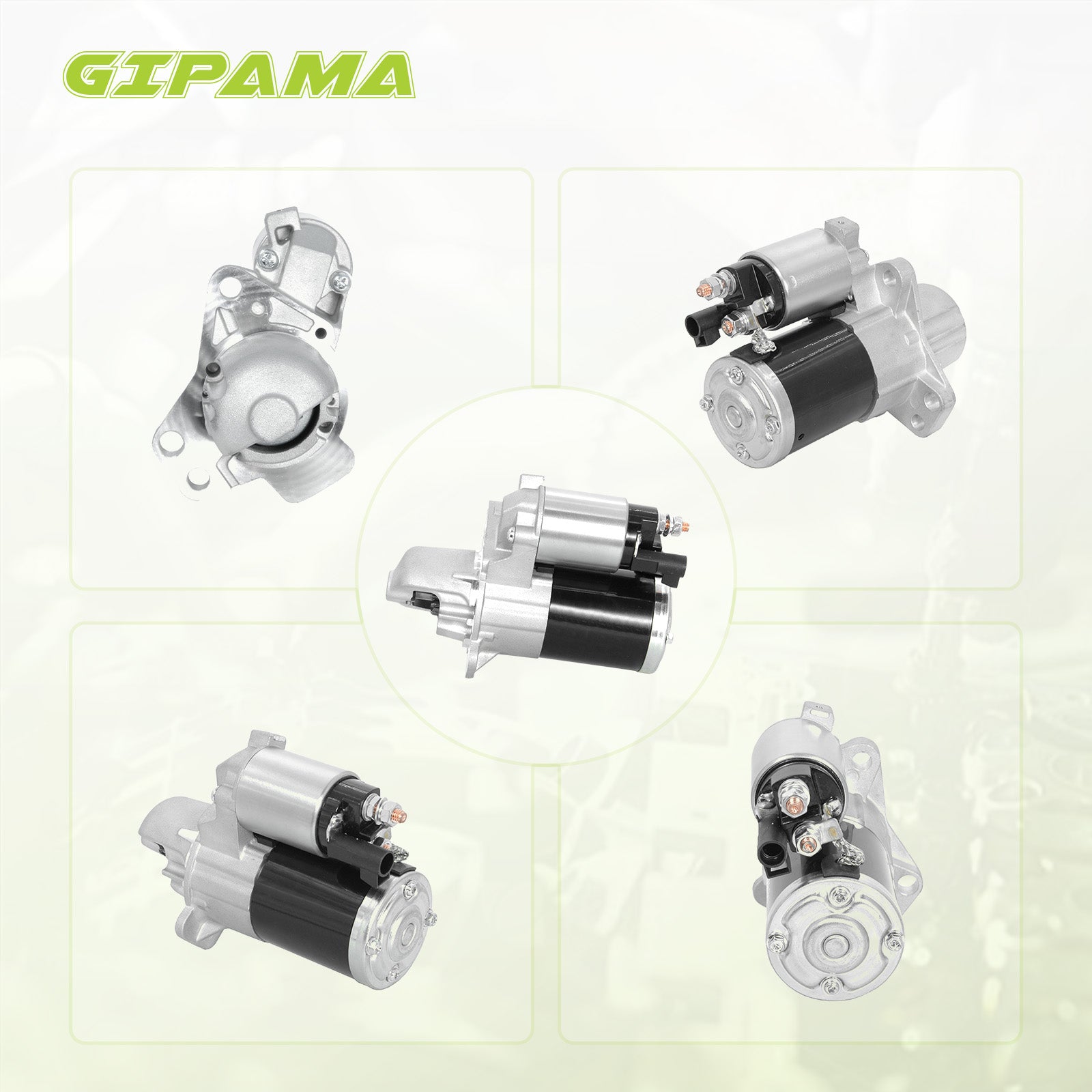 GIPAMA Starter Compatible with Chery Camaro 2010-2014, for Cadillac ATS 2013-2014, CTS 2005-2014, SRX 2006-2009, STS 2.8L 3.0L 3.6L,V6(17996N)