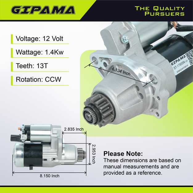 GIPAMA Starter for Nissan Altima 2002 2003 2004 2005 2006 2007;Nissan Sentra 2002 2003 2004 2005 2006,L4 2.5L(17835N)