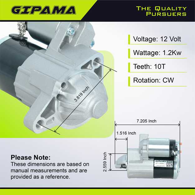 GIPAMA Starter for Jeep Commander 2006 2007 2008 2009 2010;Jeep Grand Cherokee 2005 2006 2007 2008 2009 2010,V6 3.7L(17939N)