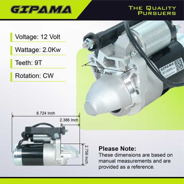 GIPAMA Starter for 2009-2022 Infiniti M56,Q70,Q70L,FX50,QX56,QX70,QX80;Compatible with Nissan Armada,Pathfinder,Titan,Titan XD,NV2500,NV3500,5.6L 5.0L,V8(19068N)