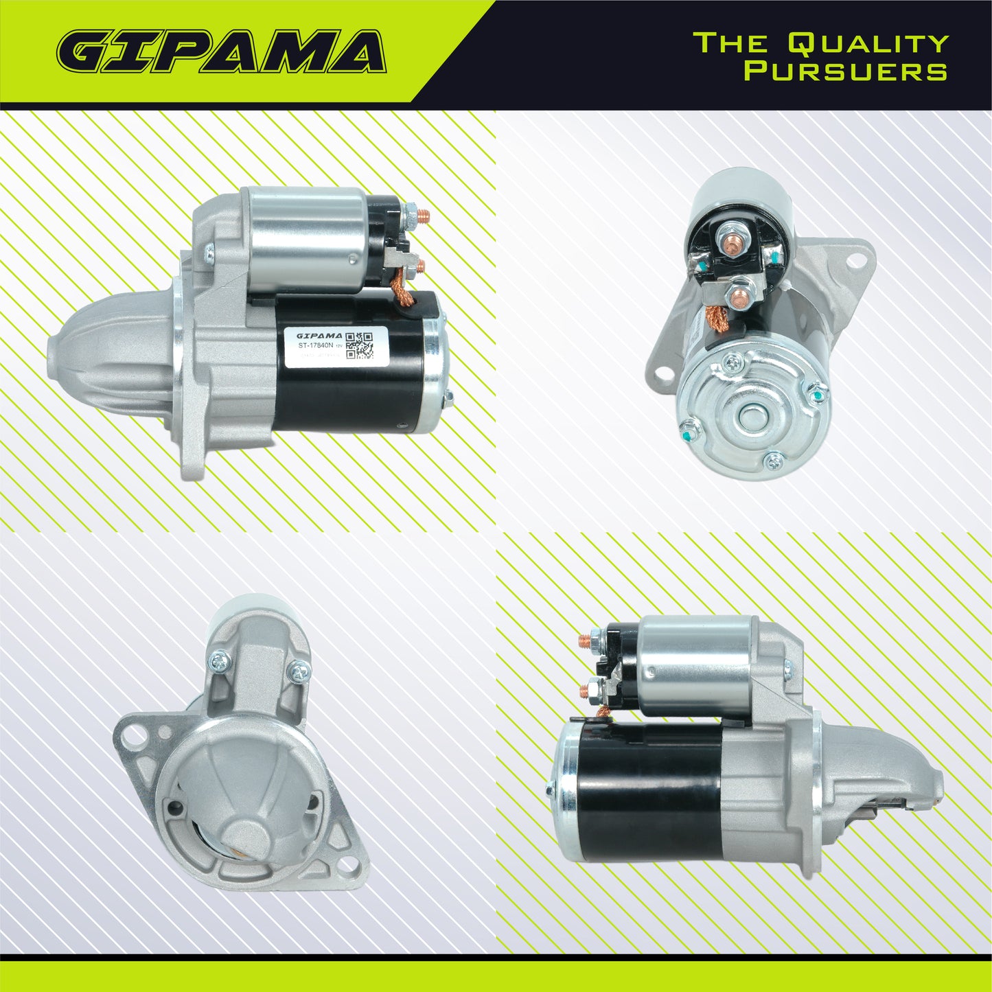 GIPAMA Starter for 2003-2019 Saab 9-2X;Subaru Impreza,Legacy,Outback,B9 Tribeca,Forester,H4 H6(17840N)