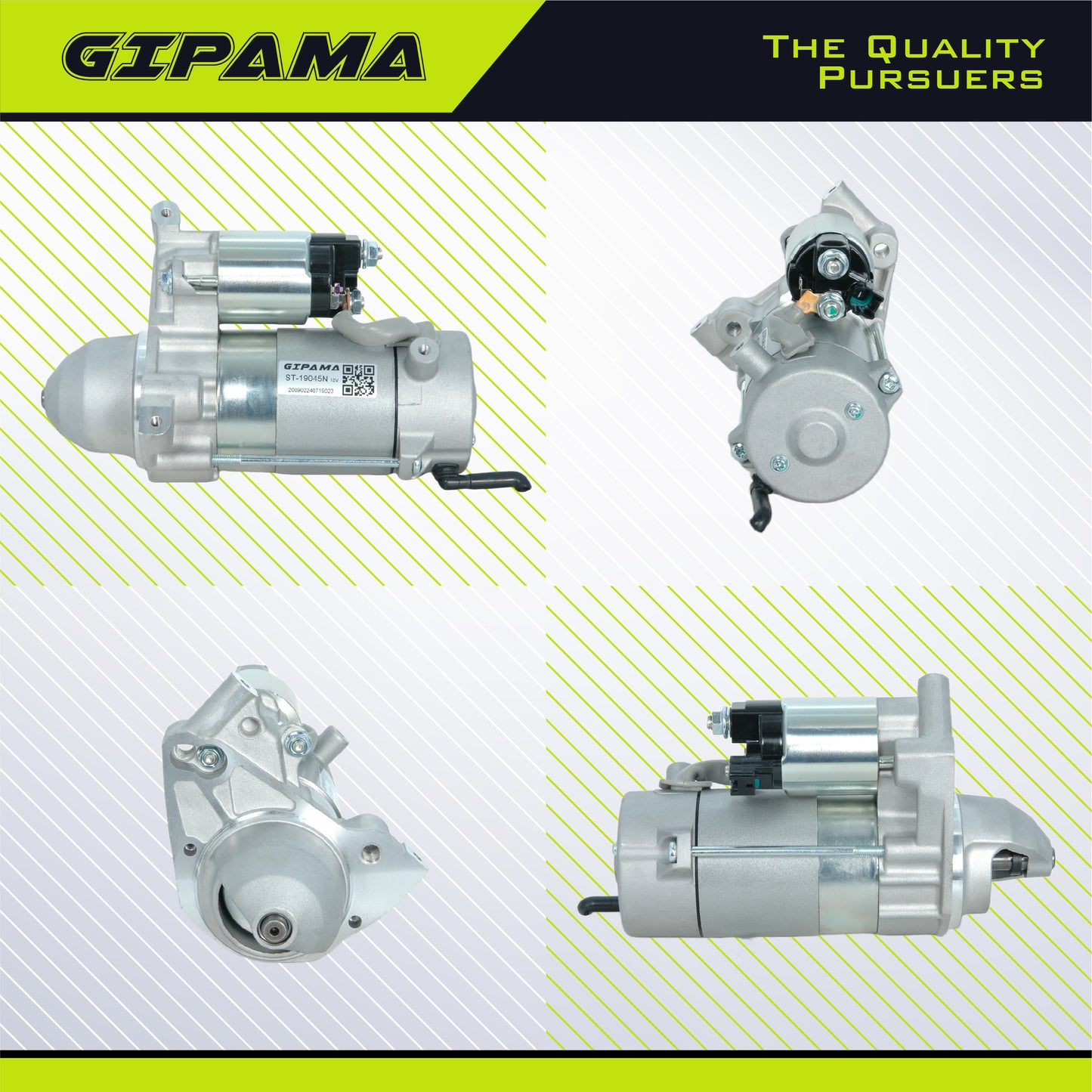 GIPAMA Starter for Toyota Tundra 2007-2011;Toyota Sequoia 2007-2011;Toyota Land Cruiser 2007-2011;Lexus LX570 2007-2011,V8 5.7L(19045N)